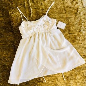 Flora Nikrooz Off White Spaghetti Strap Lingerie💋